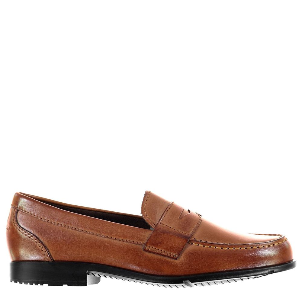 Rockport - Mens Loafers - Dark Brown - NZ (ITY-569284)